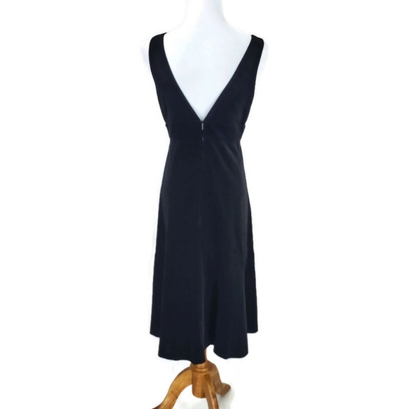 J. Crew Rich Black Velvet Fit & Flare Dress 4 NWT Holiday Party New Year's Eve - Picture 3 of 10